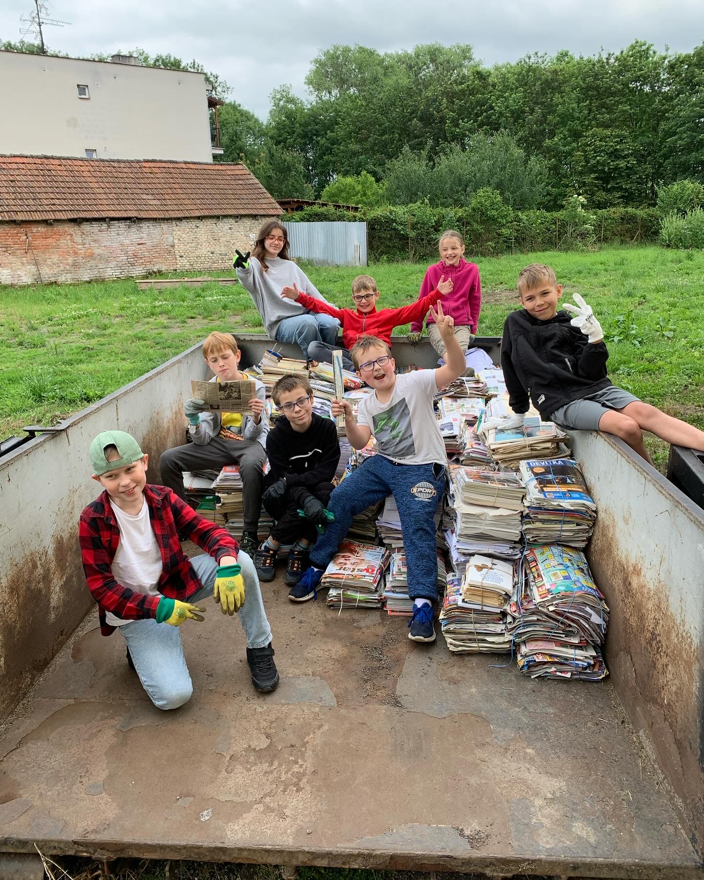 Odkládejte si starý papír 